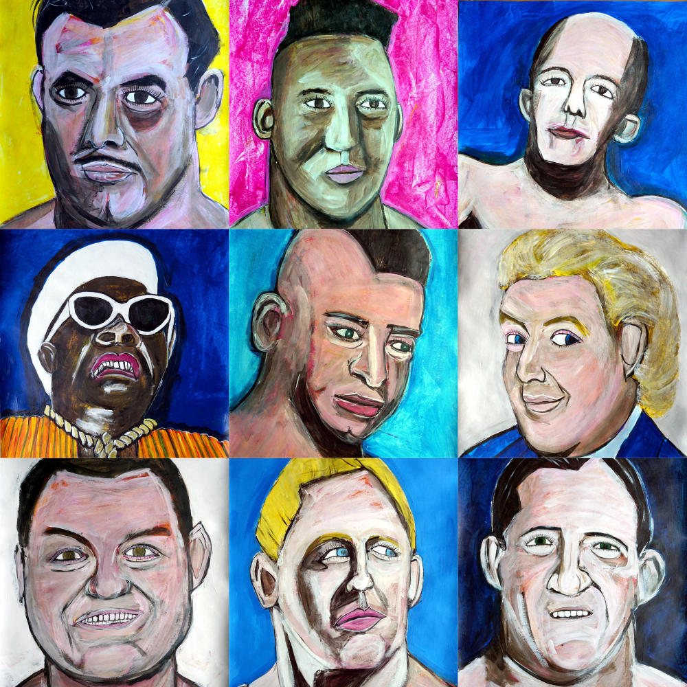 The pro-wrestling battle between good versus evil is clear.