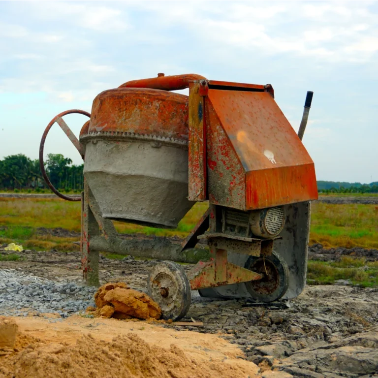 Excavation wheelbarrow, cement-mixer