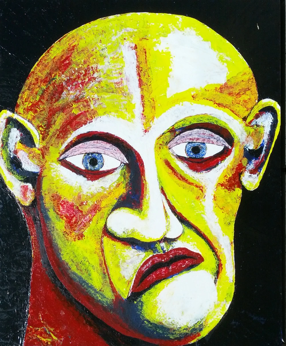 With a Bent Face, where does one look.