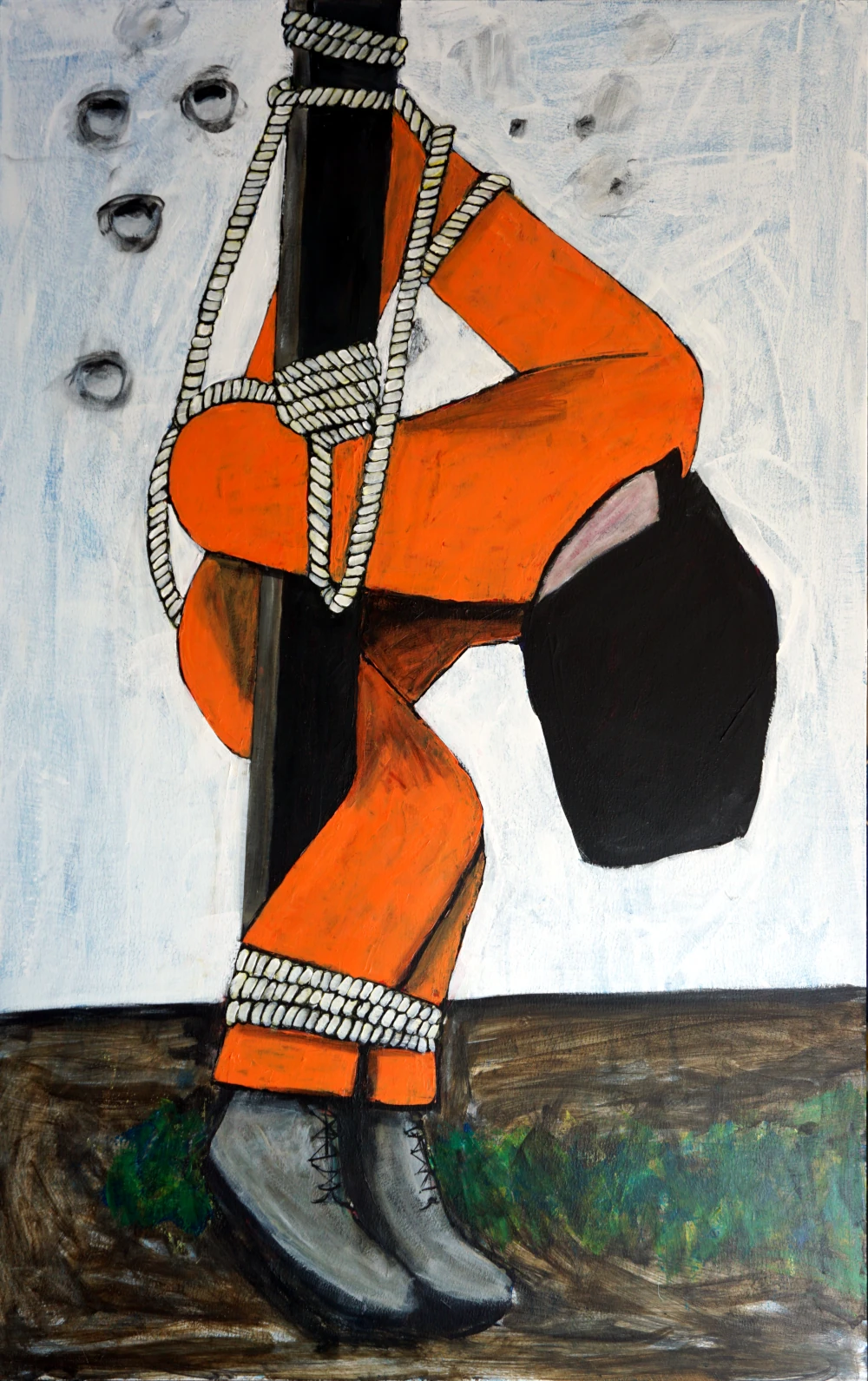 As if death could hide from a black hood!