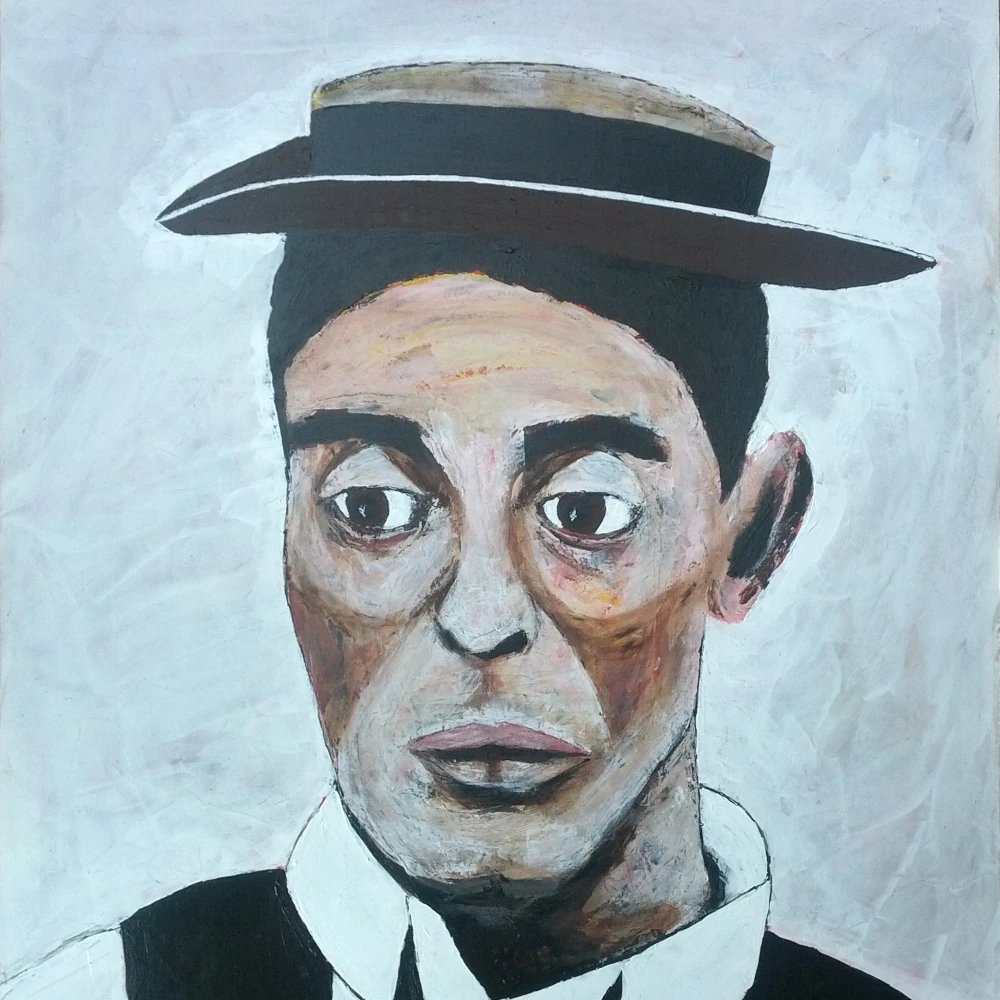 Buster Keaton, how will you get out of this.