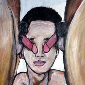 Dick Gazing, eyes filled with his deepest desires.