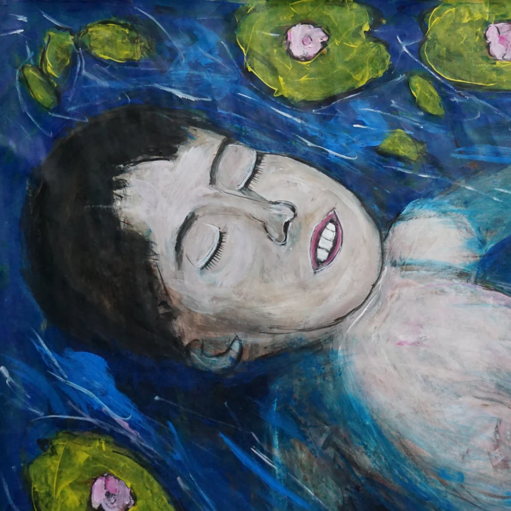 Lady of the Lake, a floating body.
