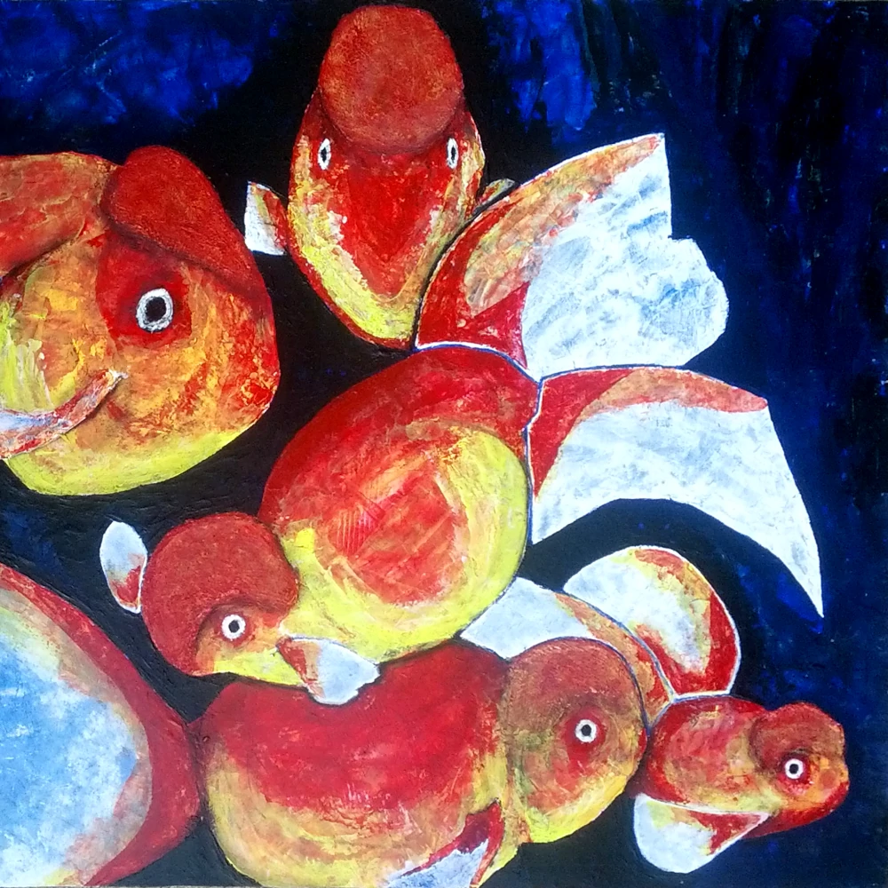 Pearlscale goldfish are creation.