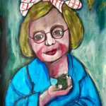 Horny Toad friend is a great listener.