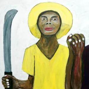 Machete can harvest more than bananas.