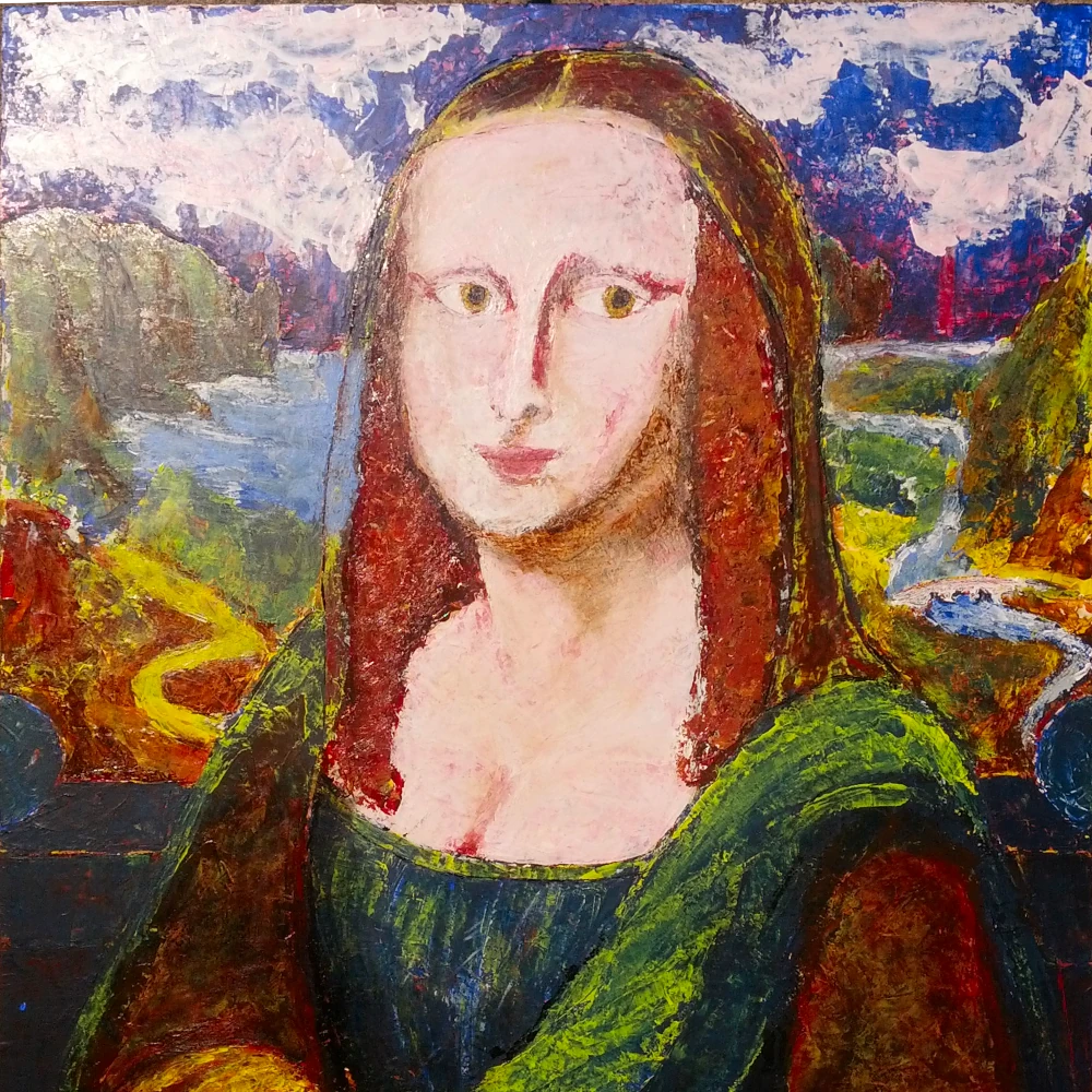 Another reinterpretation of Mona Lisa.