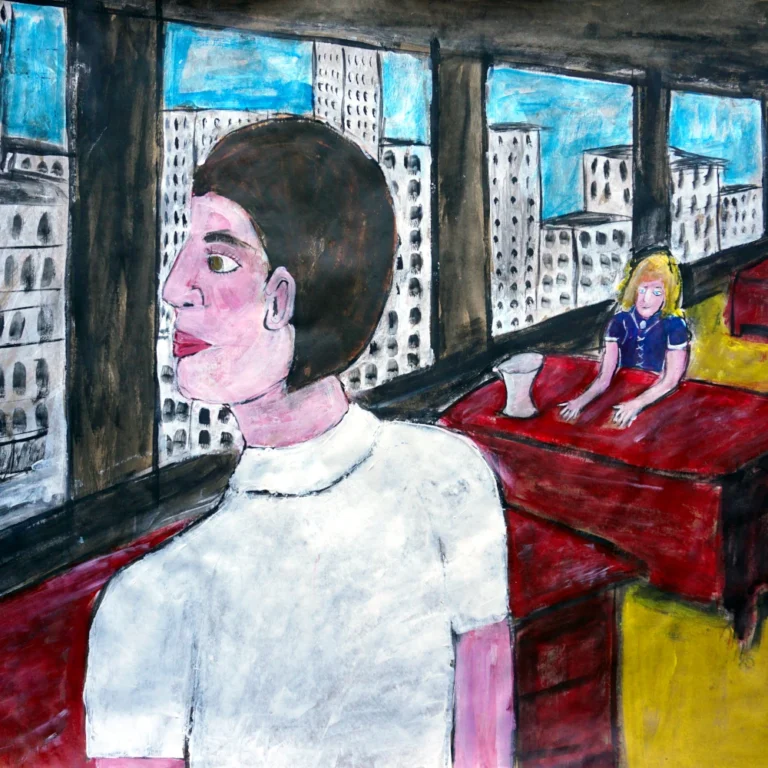 Looking out Office buildings, not seeing meaning.