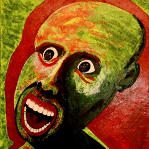 Scream can't be heard with in paintings.