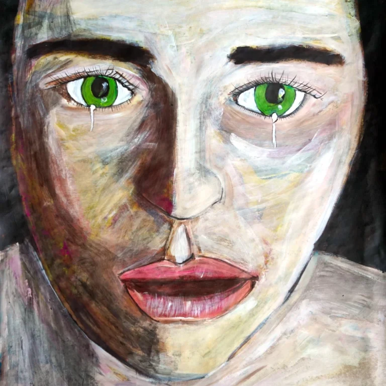 Tears Cascade, a hesitation produces a stream.