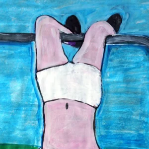 Underside belly button, what happens when you press it.