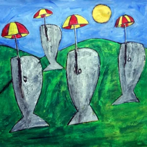 Painting shows you what's not there.