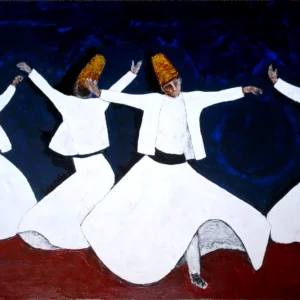 Whirling Dervishes spinning for salvation.