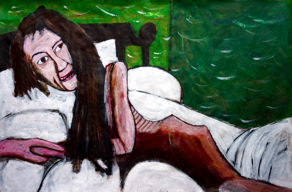 Skin remains after eating ends.