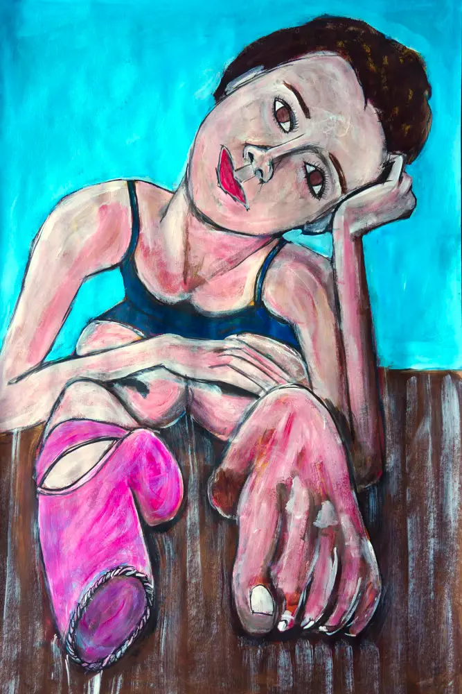 Maria Khoreva Hardest-Used Tools Feet 1 Maria Khoreva through motion, suspending gravity.