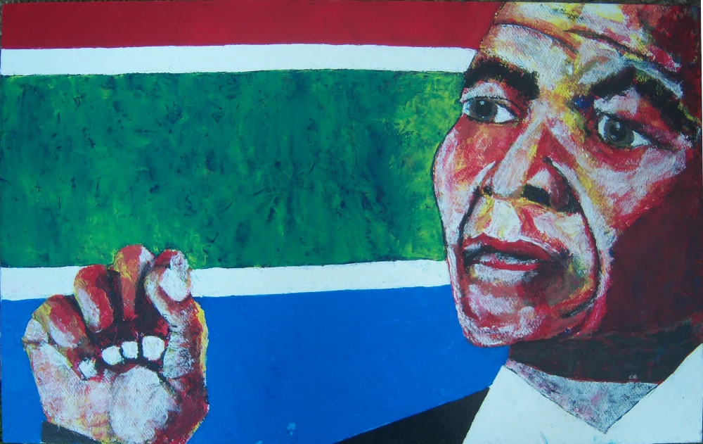 Nelson Mandela, the father of the nation.