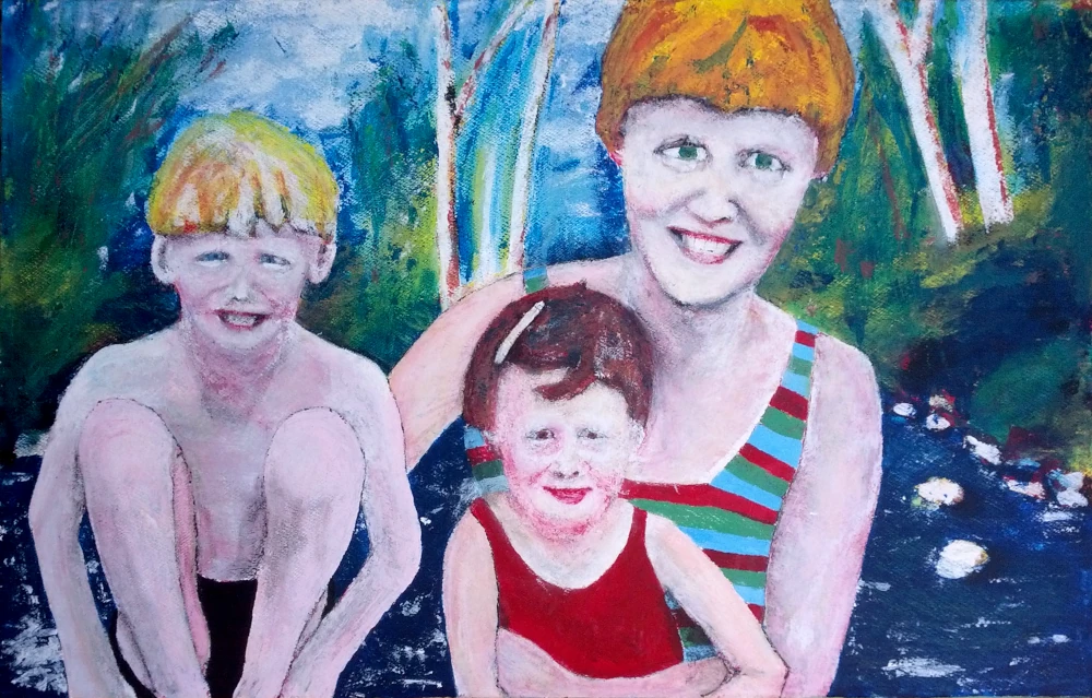 Family picnic a mayonnaise feast.