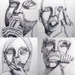 Face Drawings the range is endless.
